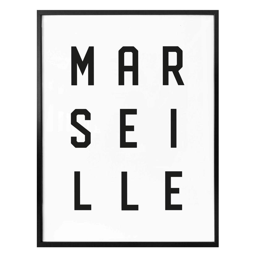 Póster - Tipografía Marsella