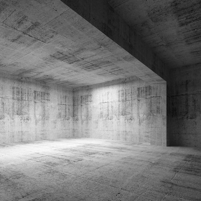 ConcreteRoom Carta da parati effetto cemento in grigio bianco - Tessuto non tessuto Designwalls 2 -