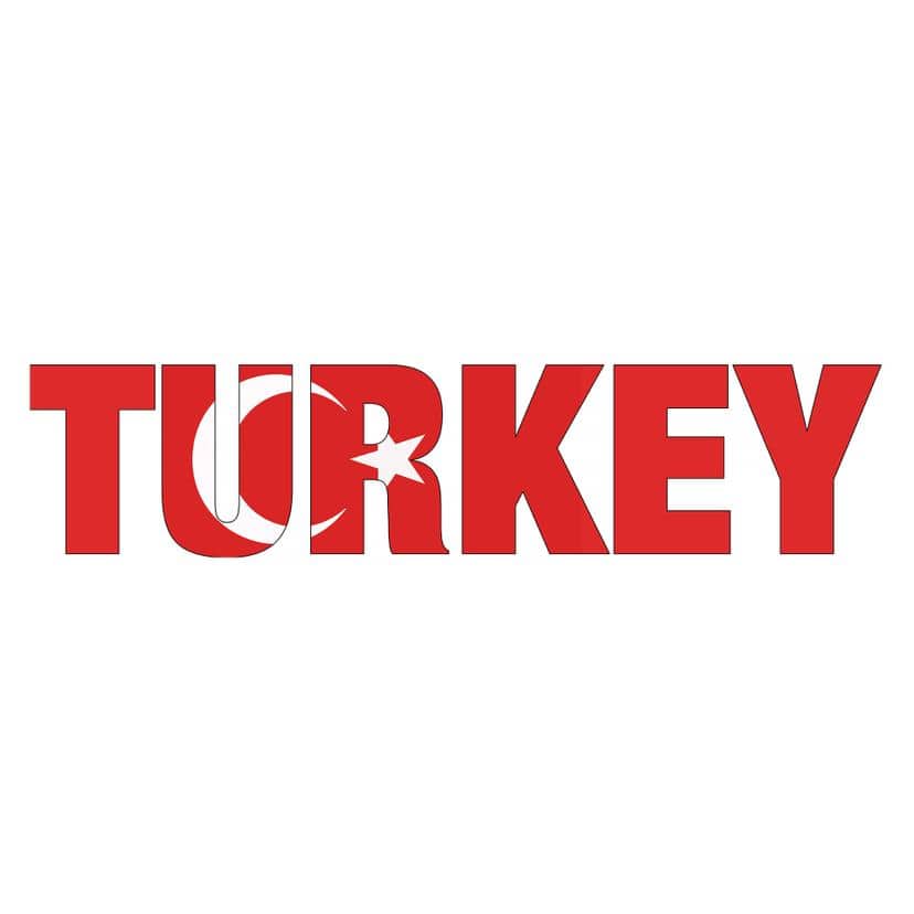 Scritta "Turkey"