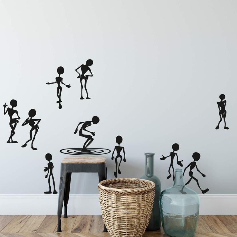 Sticker mural - Colocataires