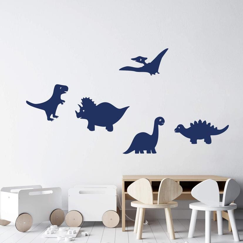 Wallsticker Dinosaur-sæt (5 dele)