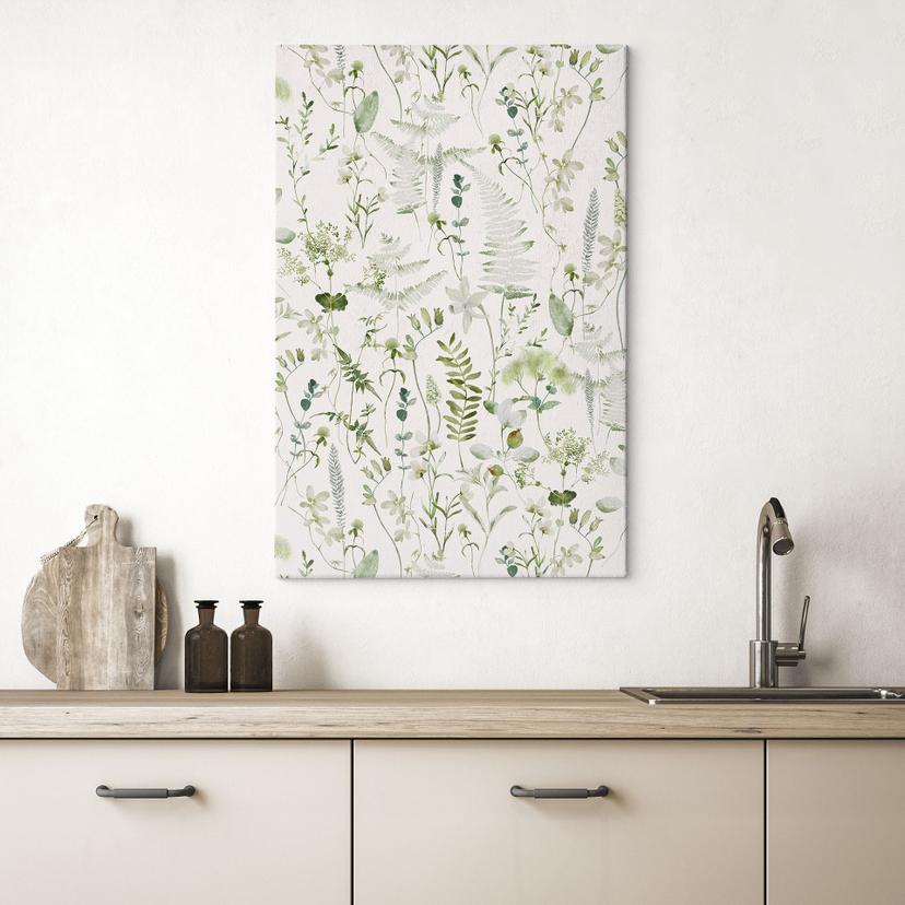 Stampa su tela Erbe e fiori di campo - UN Designs