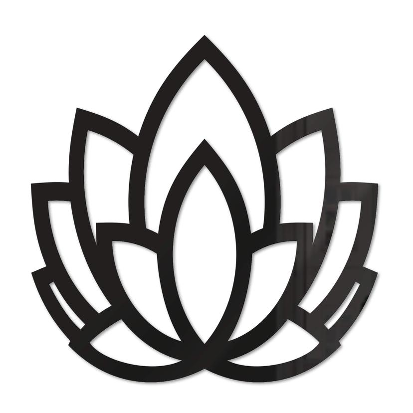 Decoro in acrilico - Yoga Loto
