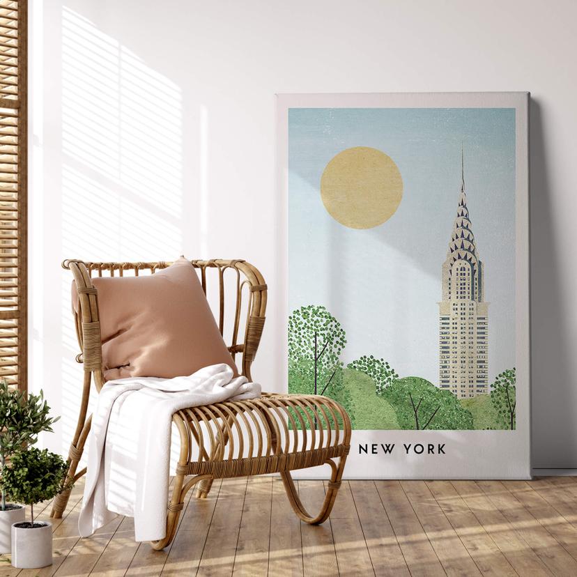 Canvastavla Rivers - New York Modern
