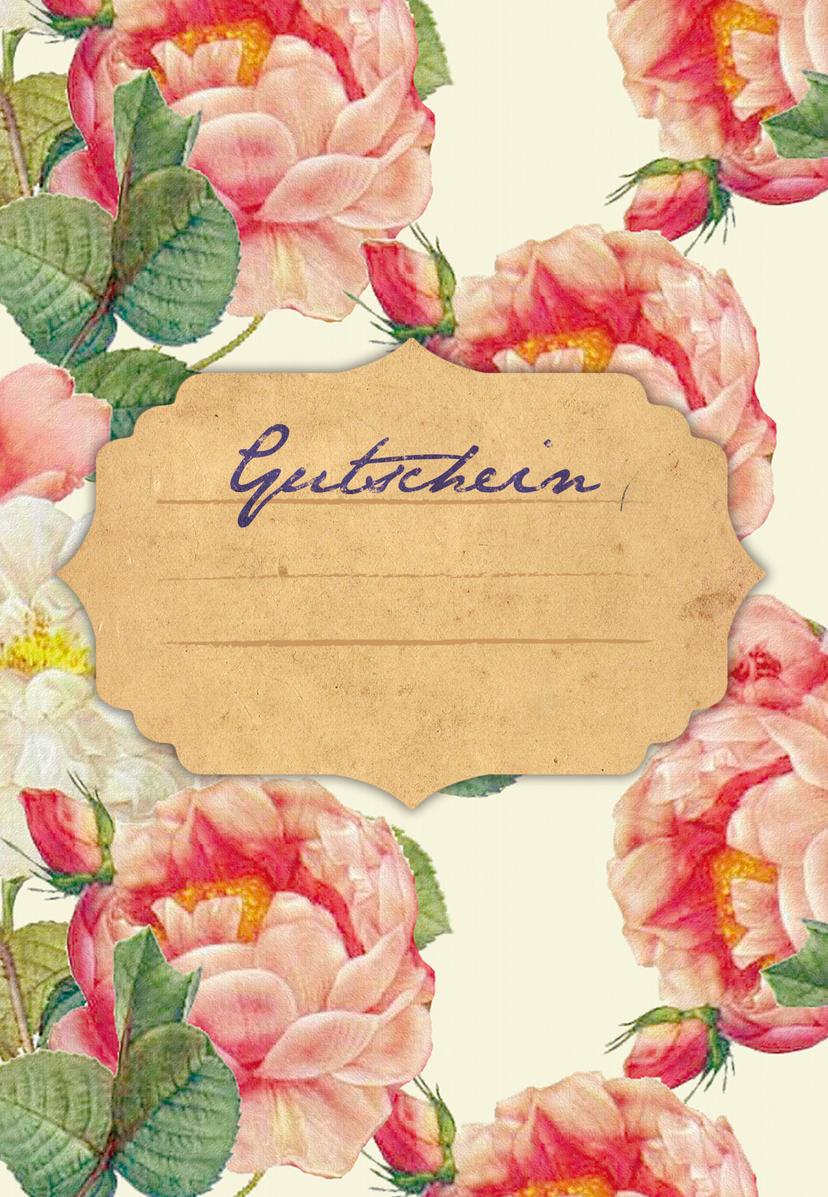 Gutschein Rosen