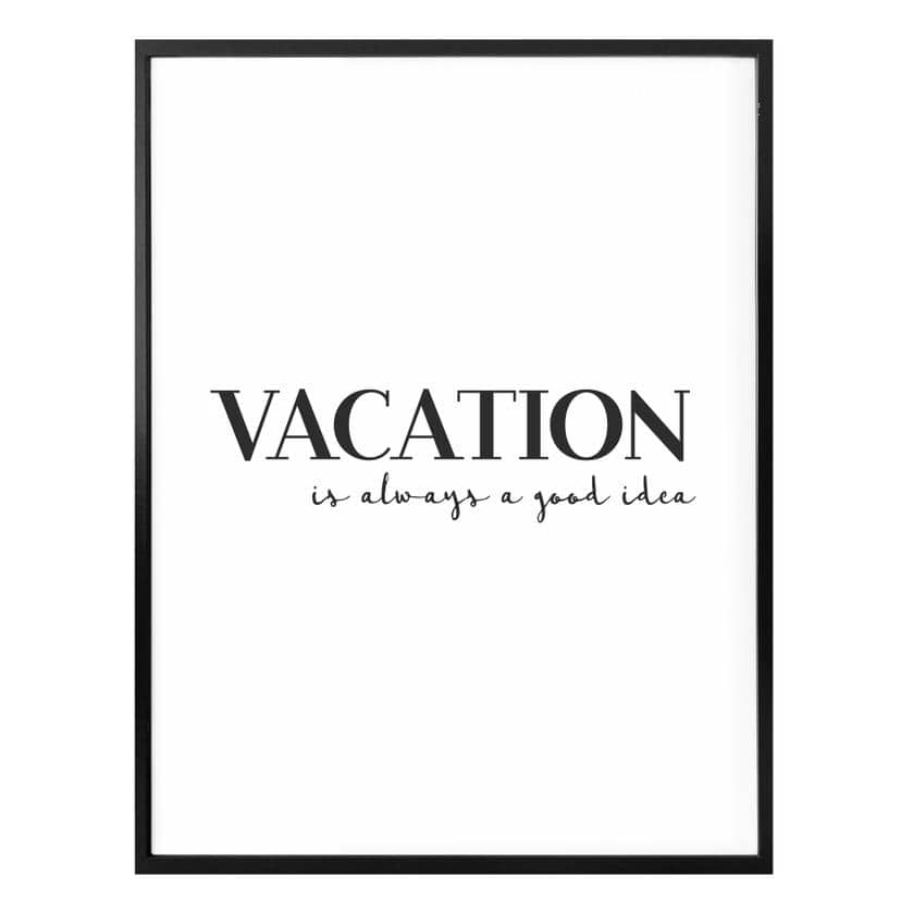 Póster Vacaciones