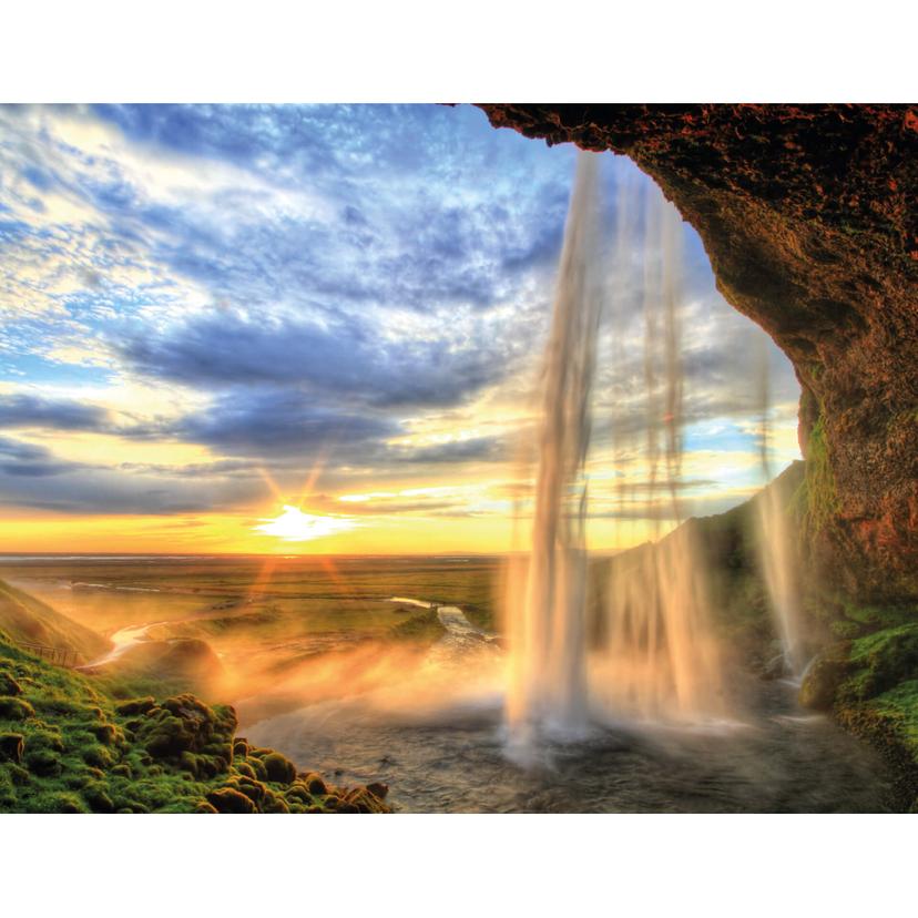 Fotomurale Cascata Seljalandsfoss - 336x260 cm