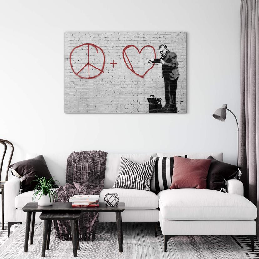 Stampa su vetro Banksy - Hearts Doctor