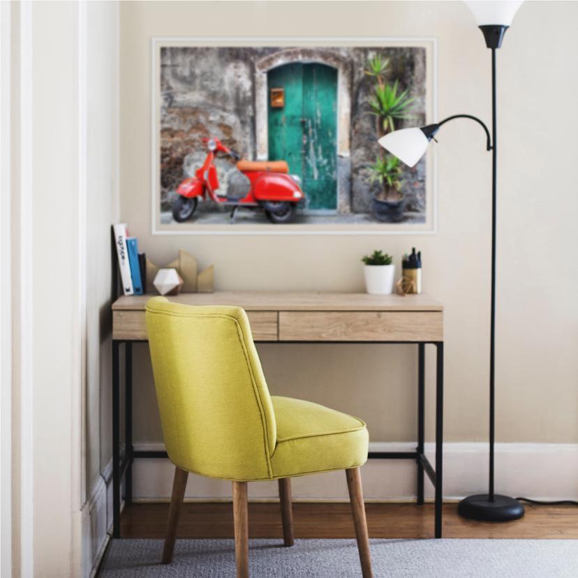 Wallprint - Vespa rossa