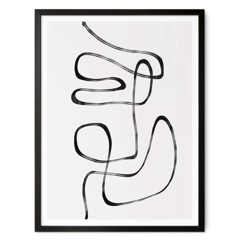 Póster The Miuus Studio - Línea abstracta