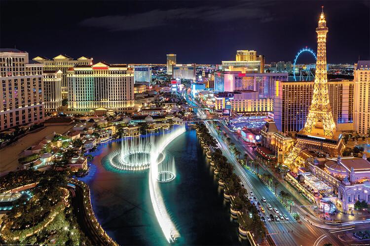 Plakat Las Vegas - Aerial View, plakat (120 x 80 cm)