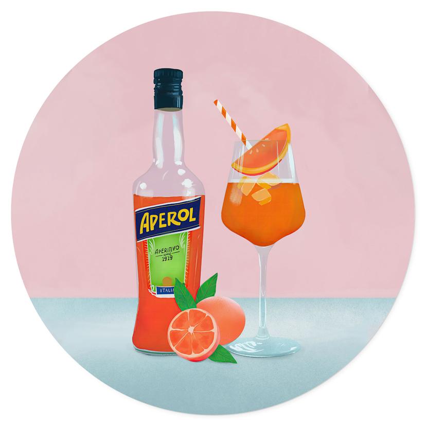 Adesivo murale Aperol - Lizde