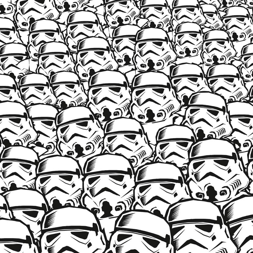 Vlies Fototapete - Star Wars Stormtrooper Swarm - 250 x 280 cm