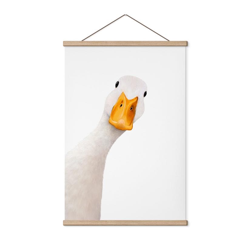 Textil poster Nyfiken Gås - Korenkova