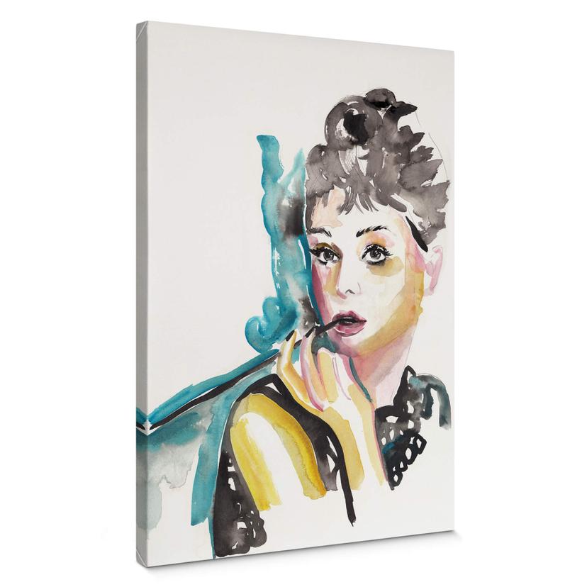 Tableau sur toile Verbaan - Audrey is the Prize