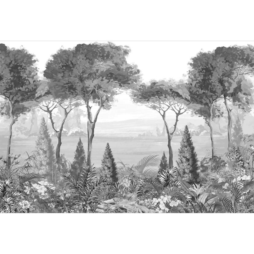 Idyllisch plantenlandschap Fotobehang - Ms Tiff