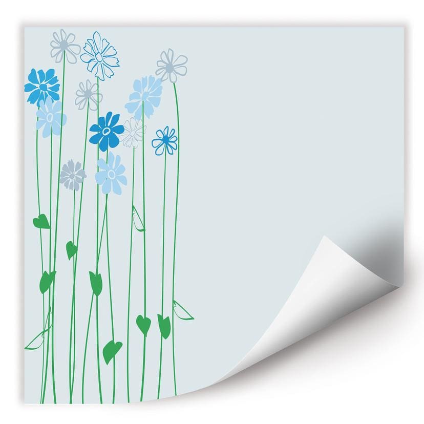 Poster autocollant - W - Floray