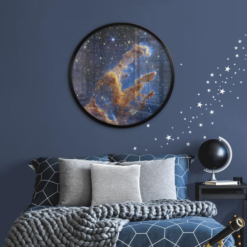Poster James Webb Telescope - Pilastri della creazione - Rotondo
