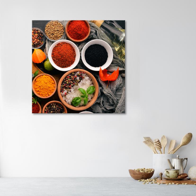 Stampe su tela, Spezie aromatiche per la cucina