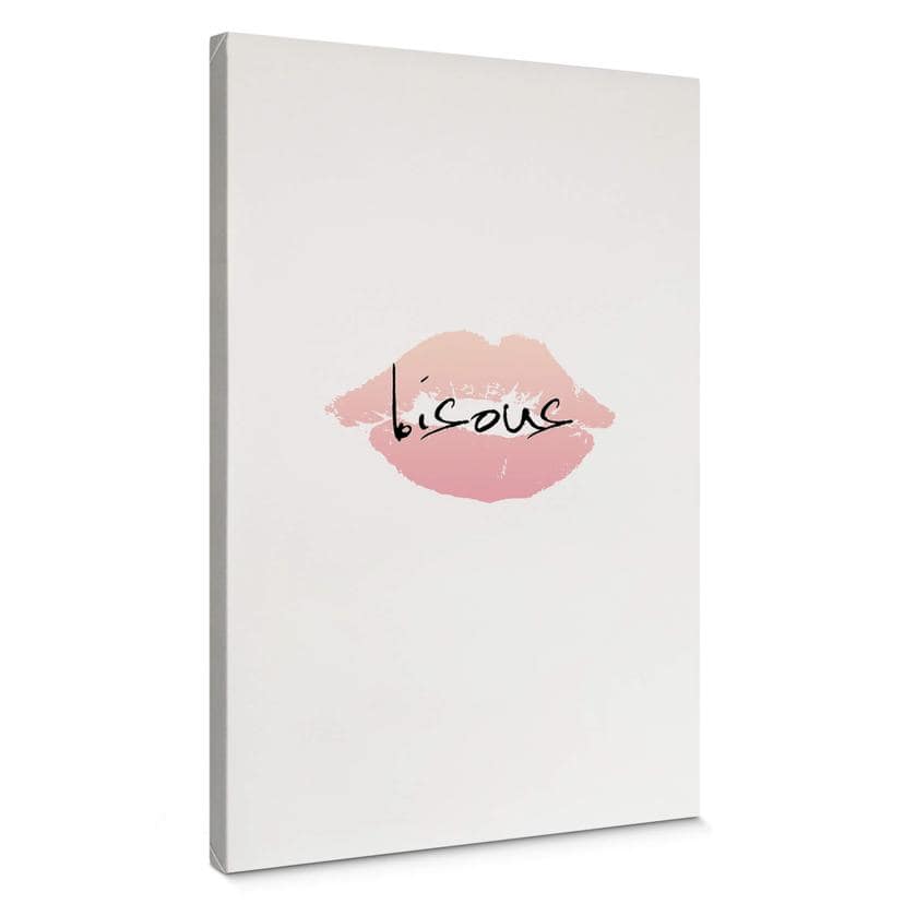 Tableau sur toile Bisous
