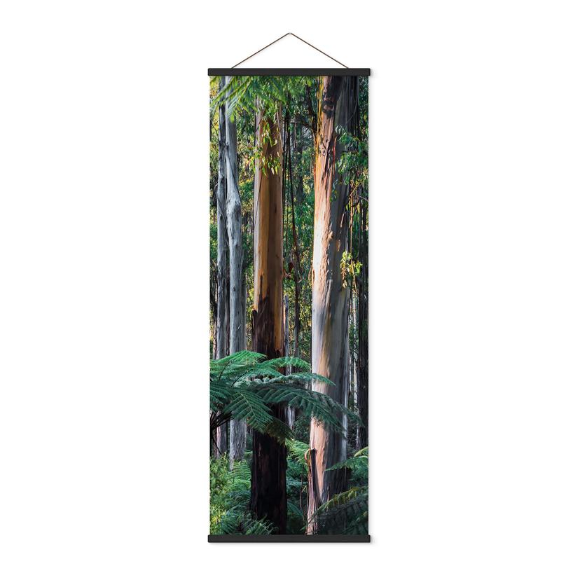 Tekstil plakat Eukalyptusskov i Yarra Ranges - Colombo - Panorama