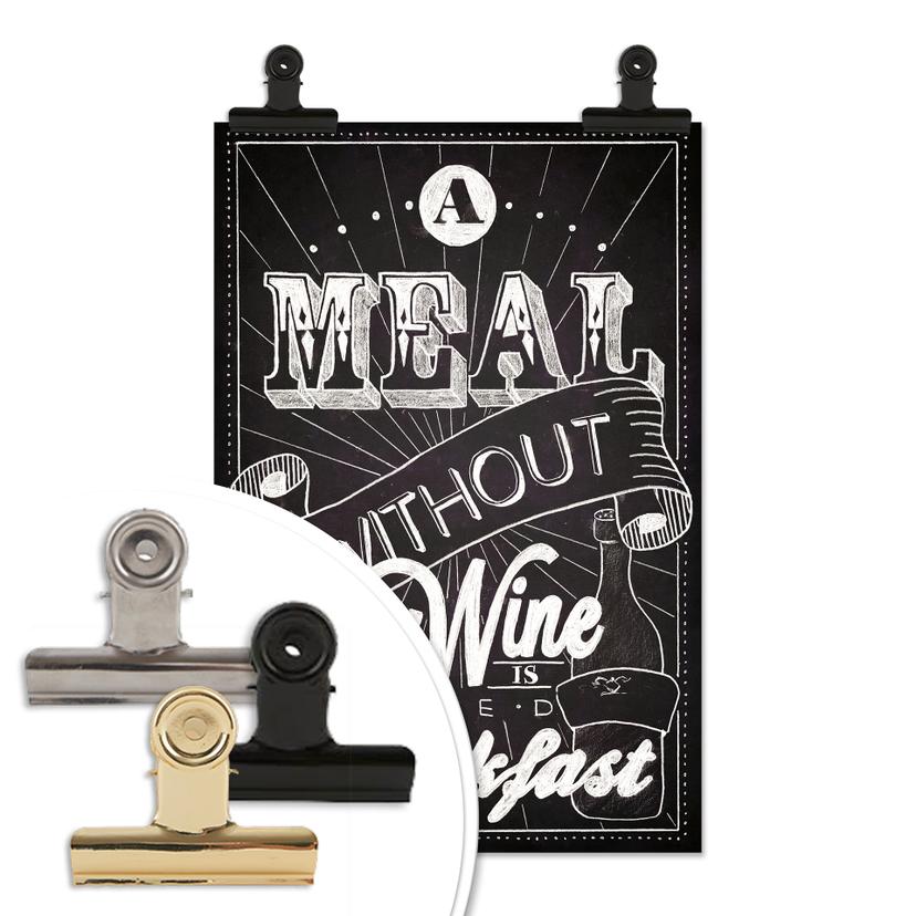 Poster - A meal without wine