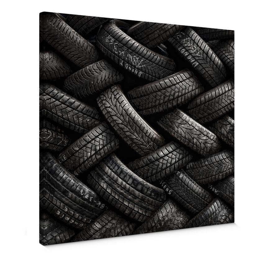 Canvasbillede - Flour - Tires