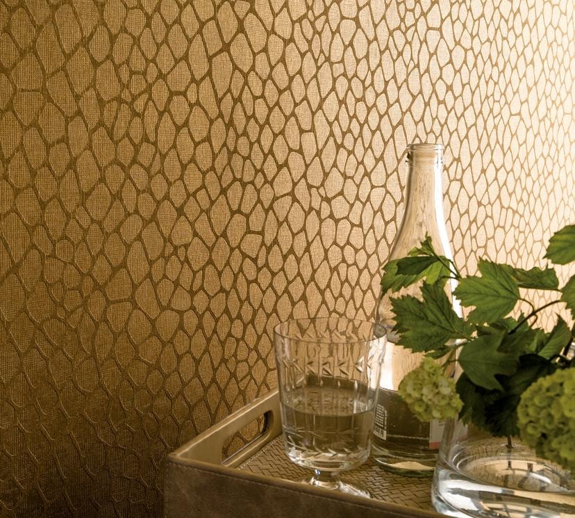 Vliestapete Grafisch Modern, Opulent in Gold , Lounge