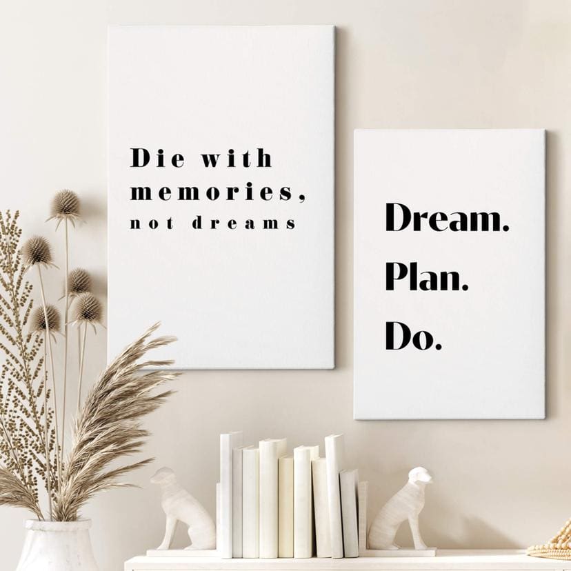 Tableau sur toile 1X Studio - Dream Plan Do