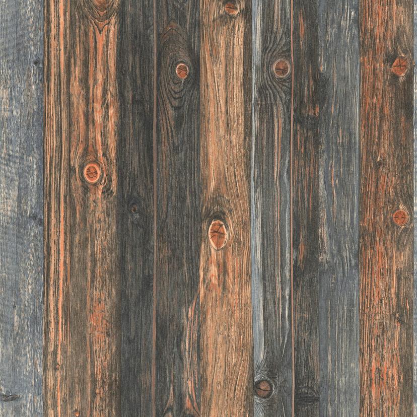 A.S. Création carta da parati Wood'n Stone beige, marrone, grigio