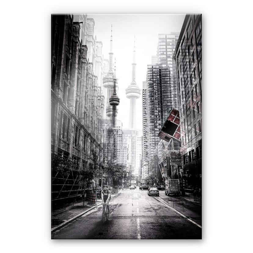 Akrylbillede Chiriaco - Gader i Toronto