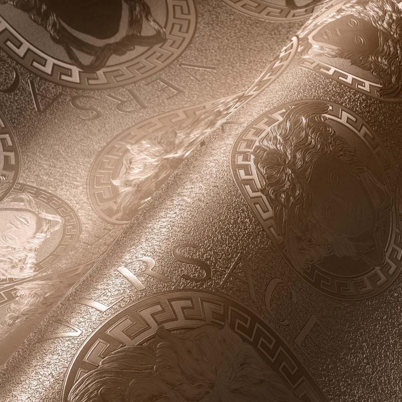 Carta da parati Versace in tessuto non tessuto oro carta da parati di design per il soggiorno carta