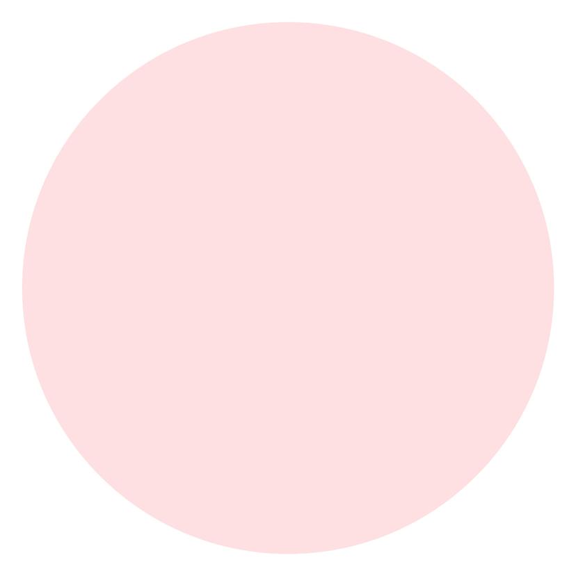 Adesivo murale - Cerchio rosé