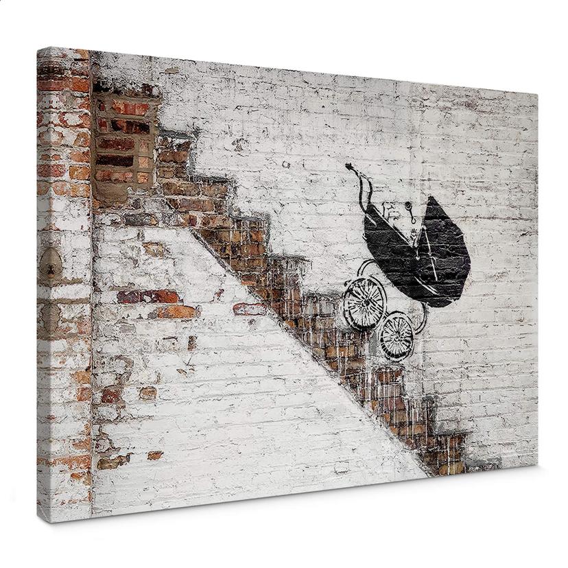 Lienzo Banksy - Cochecito de bebé