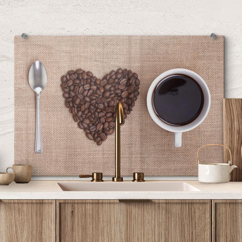 I love coffee  - stænkplade