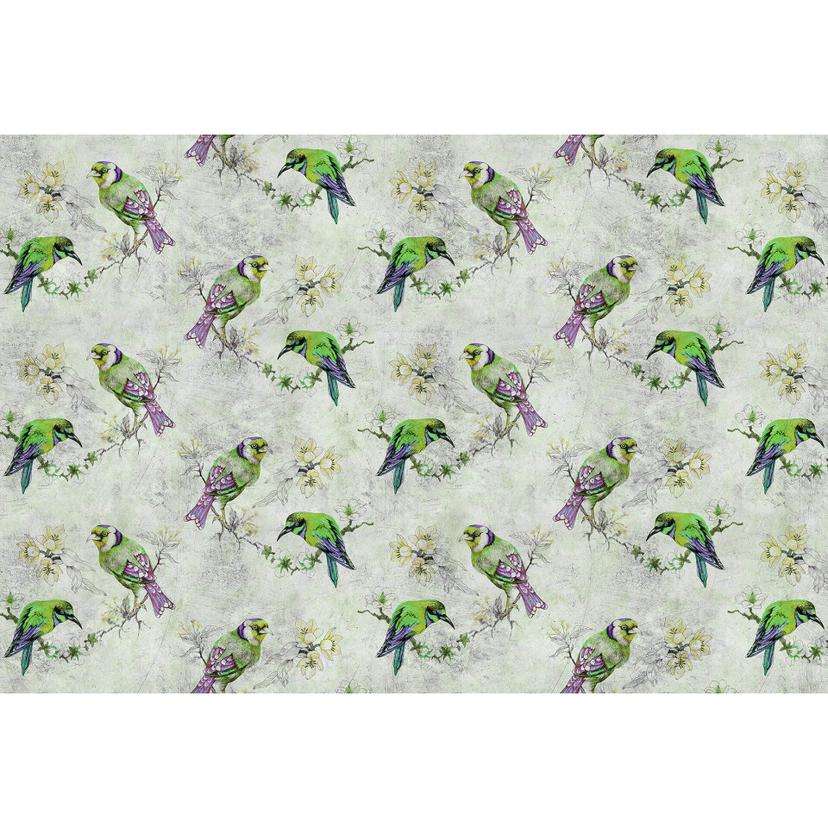 Livingwalls Fotomurale Walls by Patel 2 love birds 2