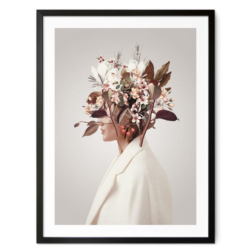 Plakat Moth - Beautiful Flower Lady