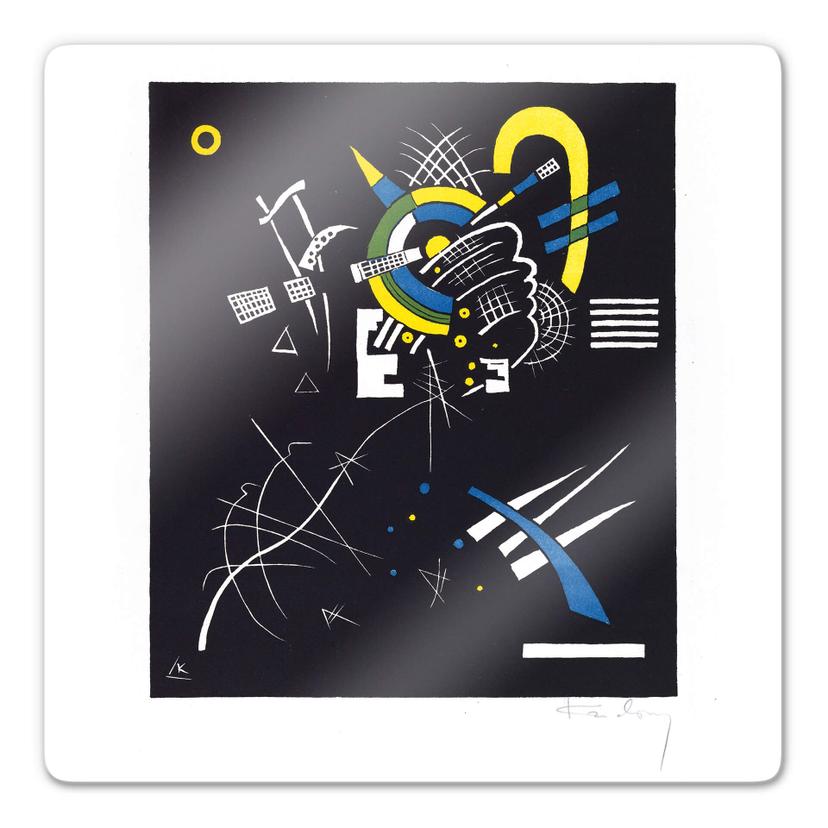 Glasschilderij Kandinsky – Kleine Wereld 7