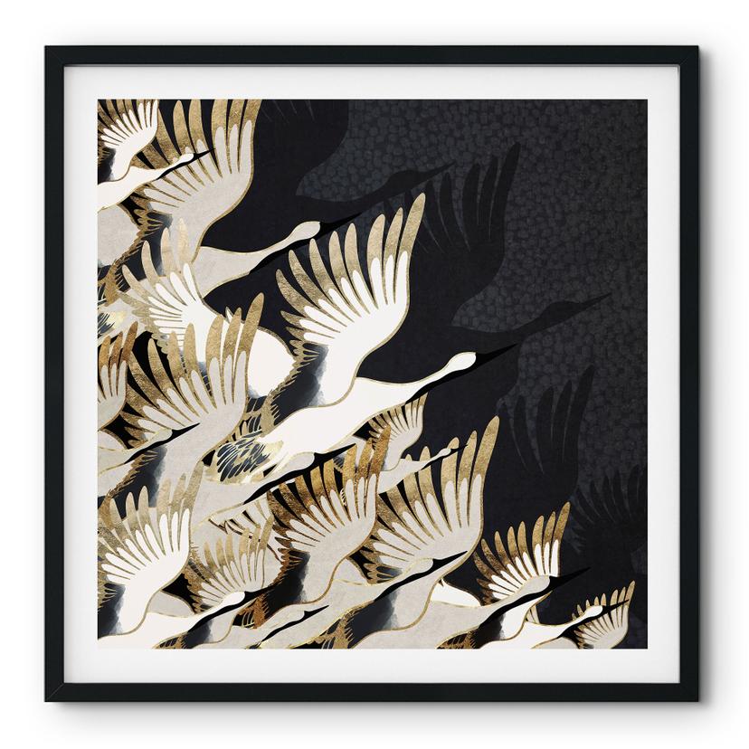 Plakat Flyvende traner - SpaceFrog Designs