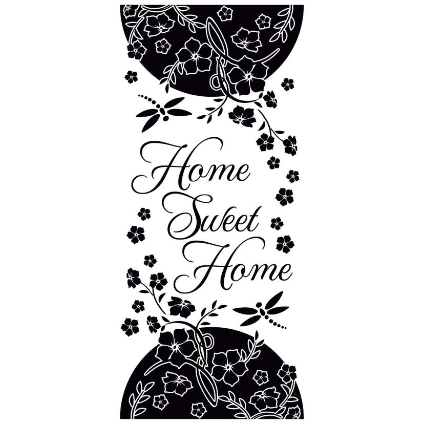 Adesivo murale - striscia Home Sweet Home