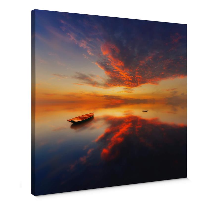 Canvasbillede - Krol - A brilliant sunset