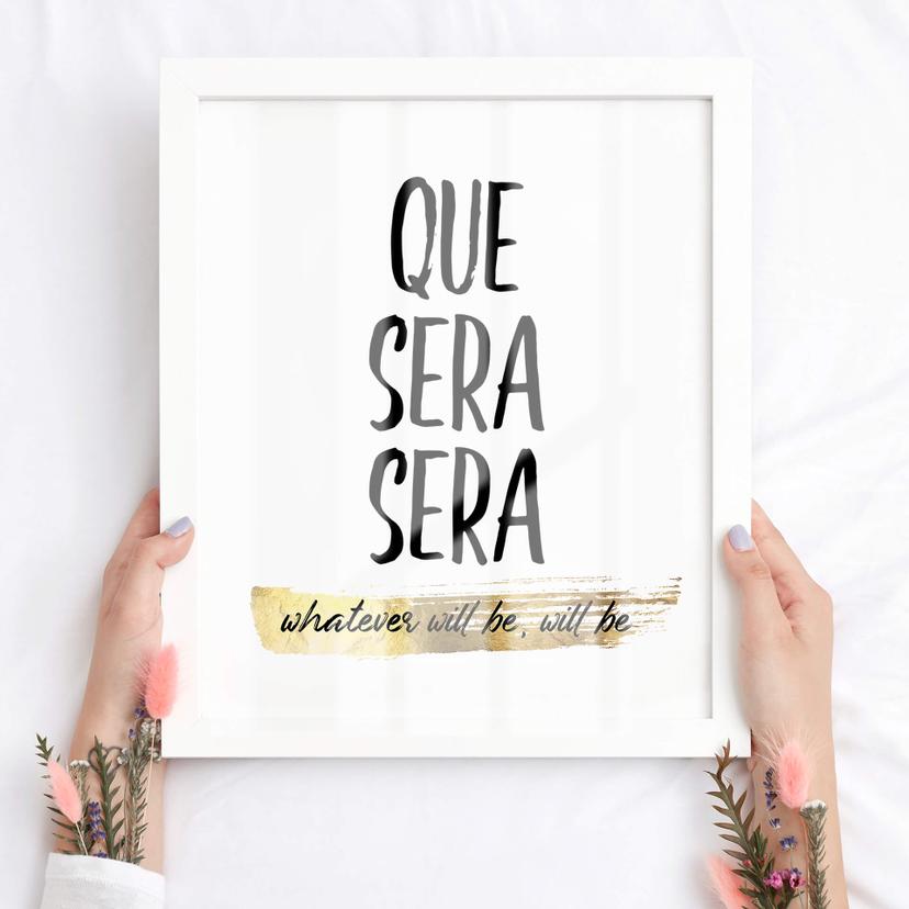 Poster Que sera sera