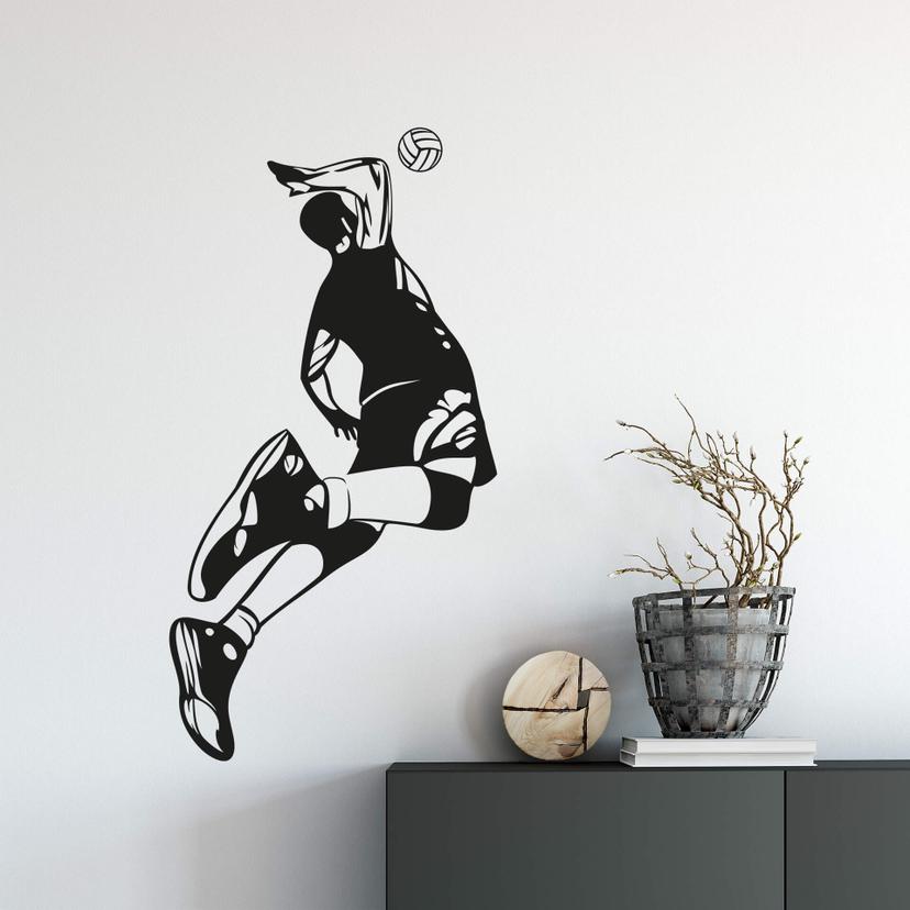 Sticker mural - Volley-ball