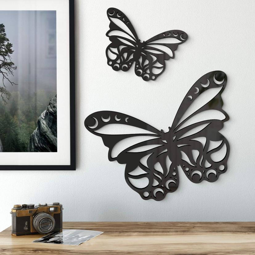Decoración acrílica mariposa