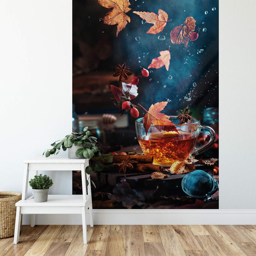 Fototapet Belenko - Autumn Tea - 144x260 cm