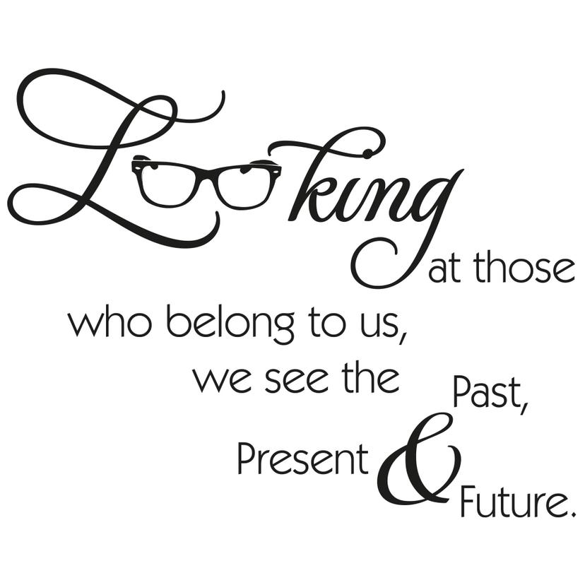 Adesivo murale - Looking at those...