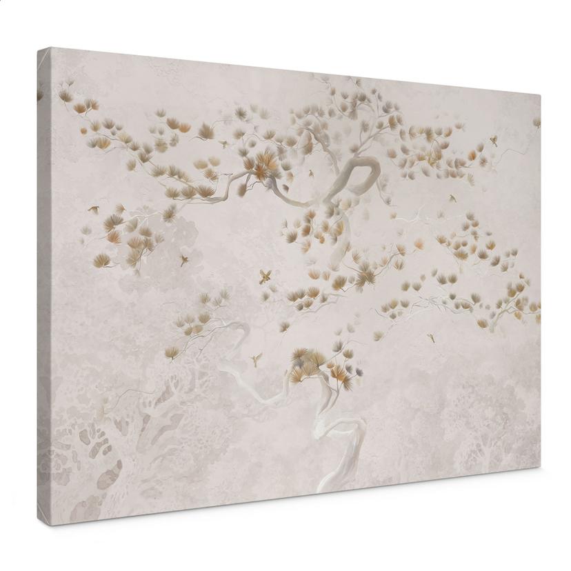 Canvas schilderij Elegante den in Aziatische stijl - Ms Tiff