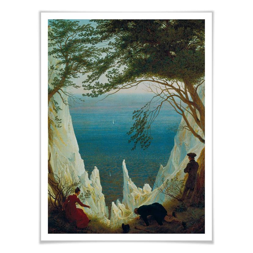 Poster Friedrich - Scogliere