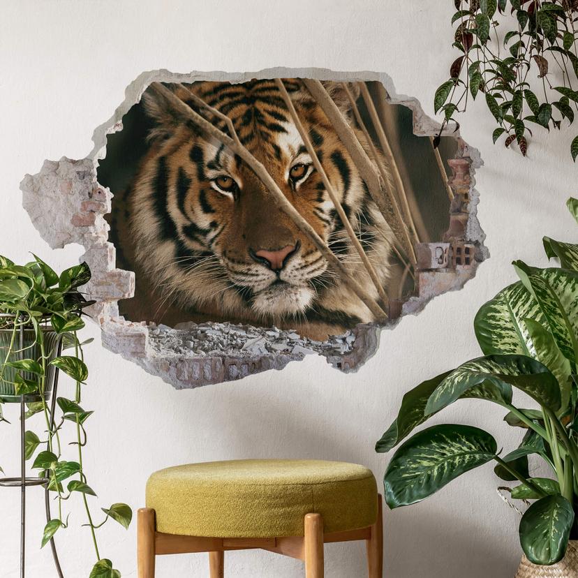 3D Wallsticker National Geographic Tiger