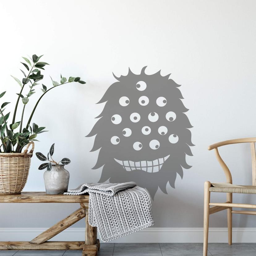 Wallsticker Mangeøjet monster